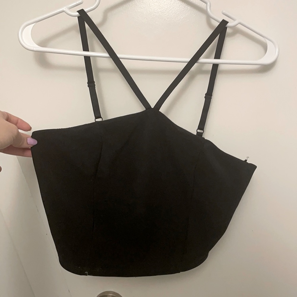 ANGL black crop top